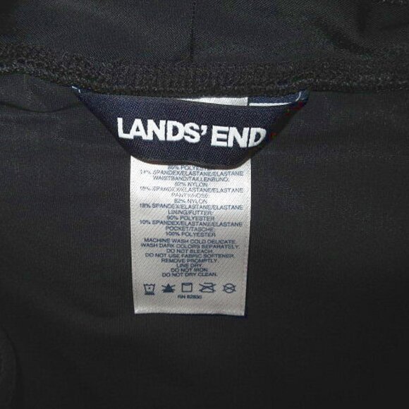 Lands End 9" Quick Dry Board Shorts Size 22W Swim Pocket Lined High Waist Modest - Picture 4 of 9